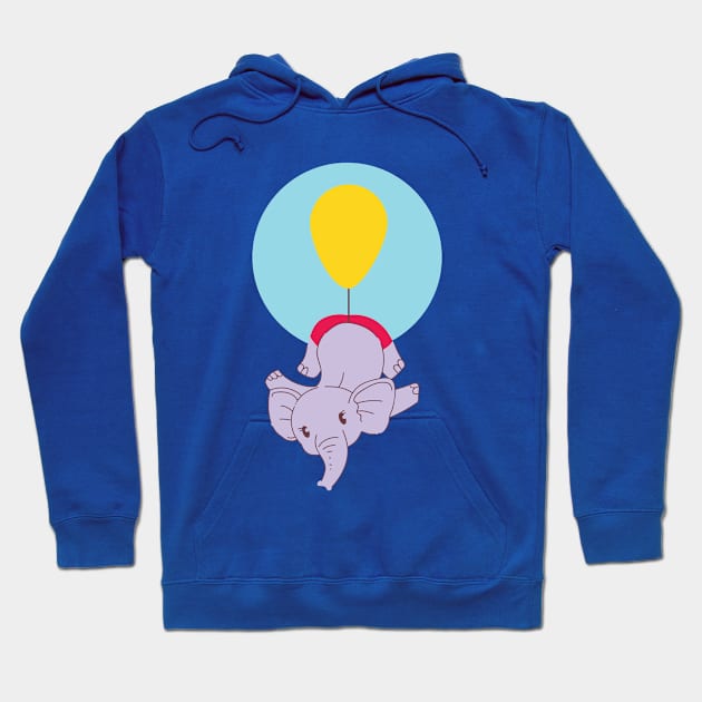 Baby elephant Hoodie by peace and love